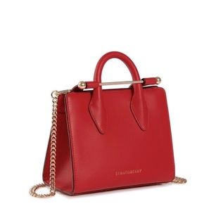 Strathberry Nano Tote Ruby